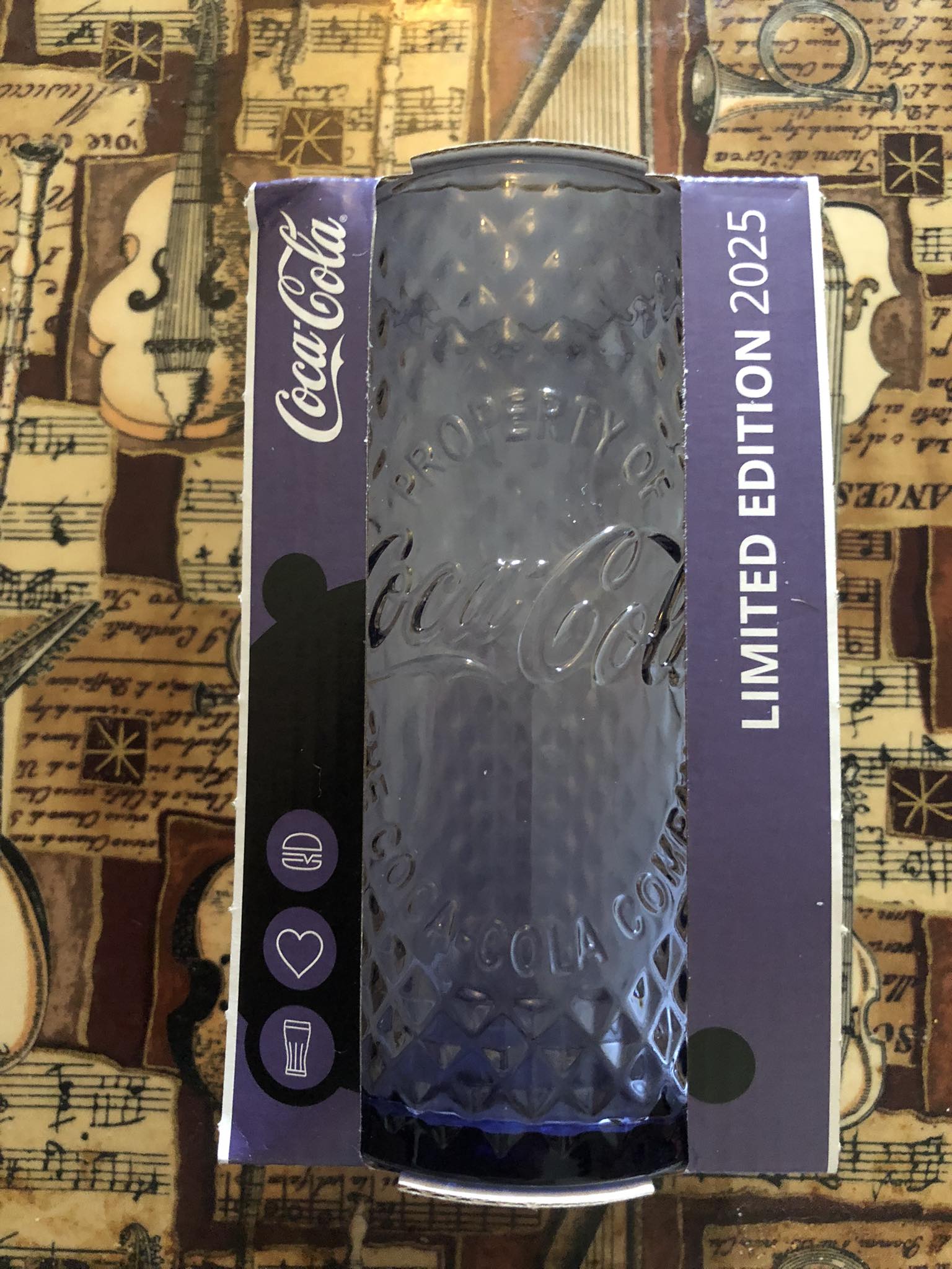 Verres macdo violet